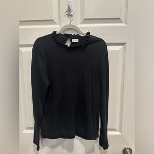 JCREW Ruffleneck Sweater Size XL